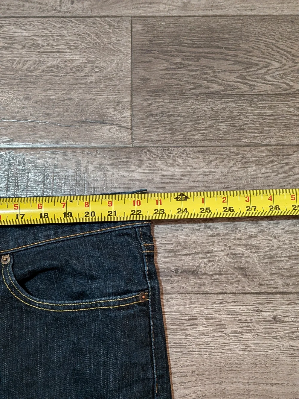 Levi's 541 Athletic Taper Jeans Men 46x29 Dark Wash Indigo Blue Measures 47x28